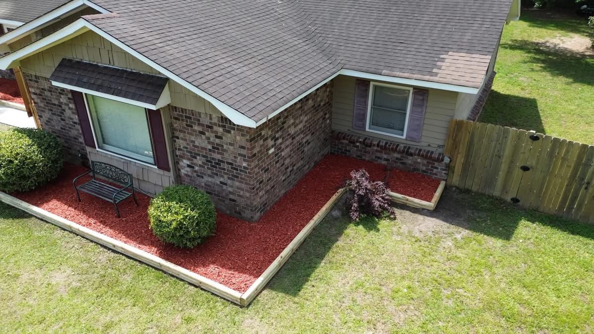 Custom hardscape build in the Lowcountry