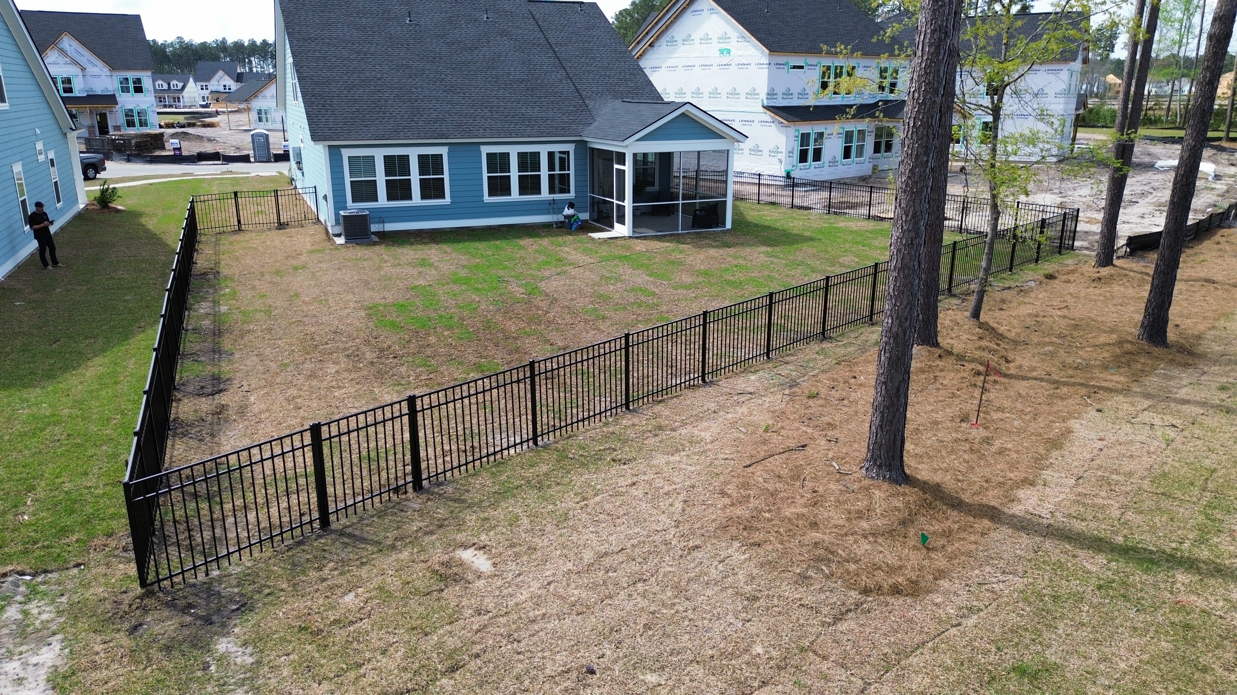 Aluminum Fence Installation in the Lowcountry