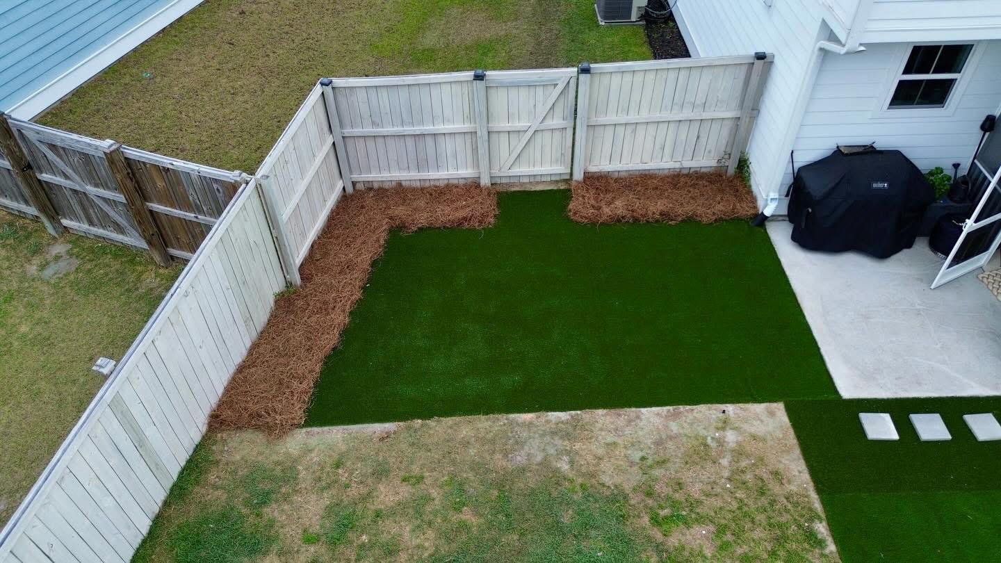Paver hardscape installation in the Lowcountry